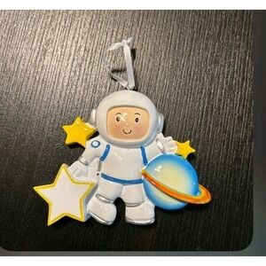 Astronaut Christmas Ornament .‎ This Can Be Personalized For You